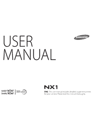 The cover of Samsung NX1 Smart Camera User Manual