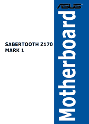 The cover of Asus SABERTOOTH Z170 MARK 1 Motherboard User Manual