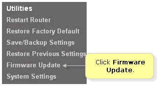 click Firmware Update