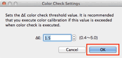 color check settings