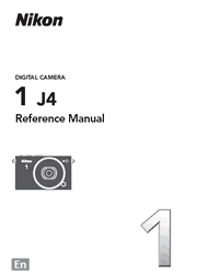 The cover of Nikon 1 J4 Digital Camera Reference Manual