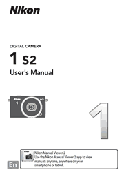 The cover of Nikon 1 S2 Digital Camera User’s Manual